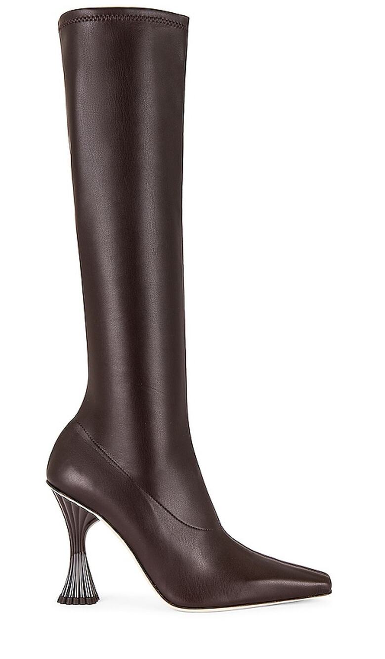 A'mmonde Atelier Sculpted Brown Magda Boots Size 9.5